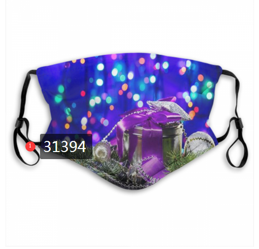 2020 Merry Christmas Dust mask with filter 29